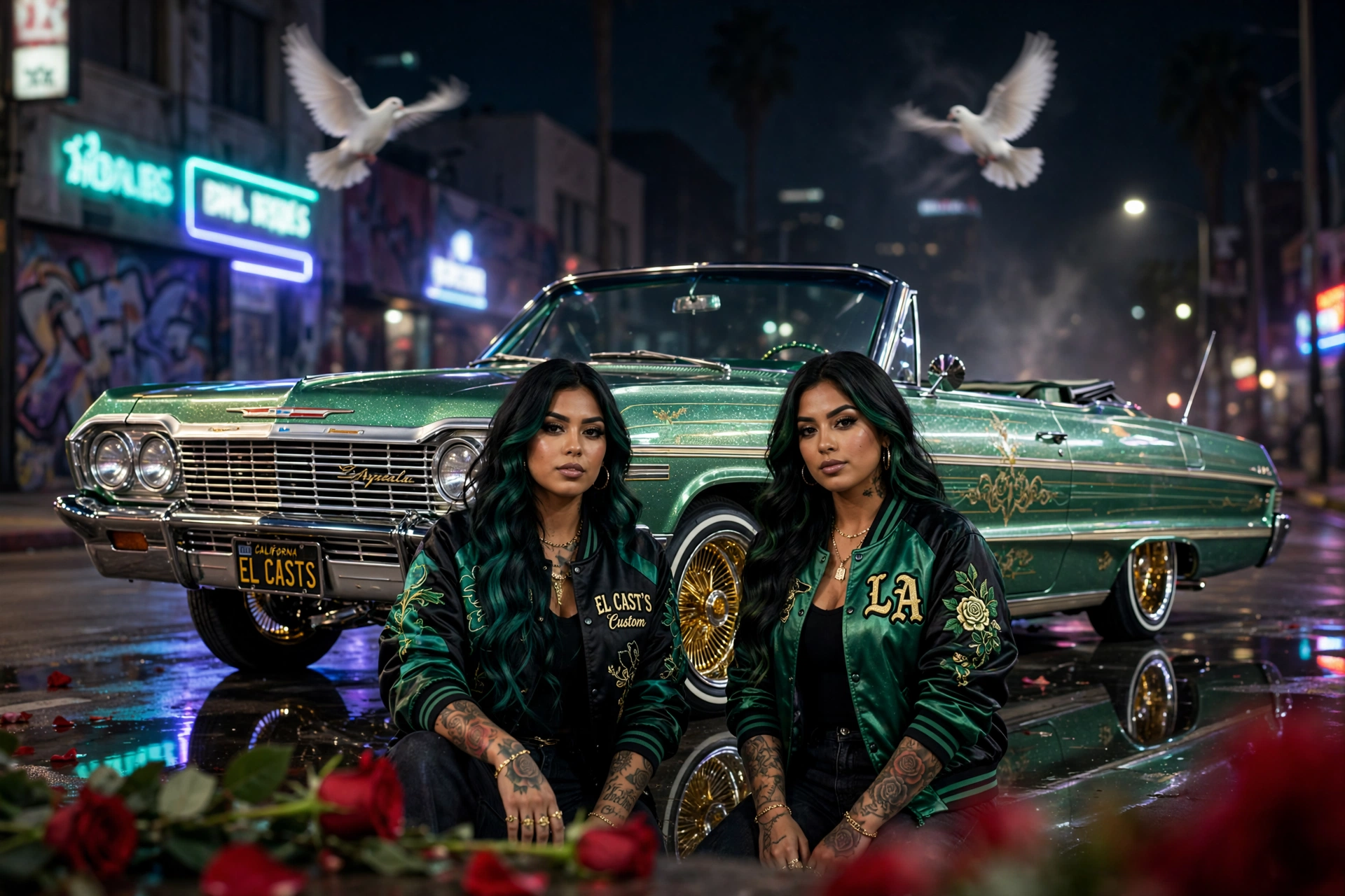 Emerald Green Chevy - El Cast Custom