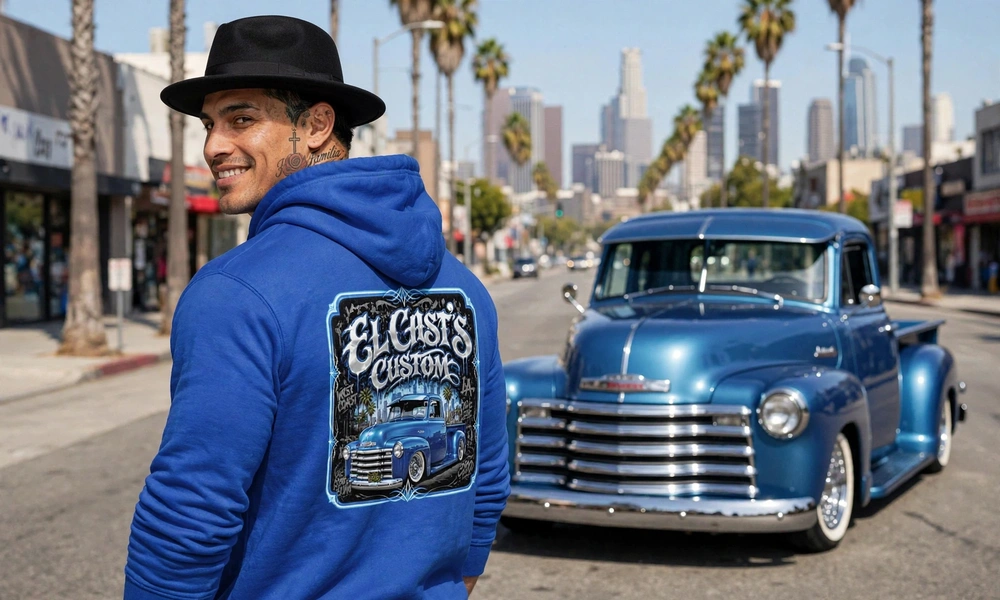 Hoodie_1954 Chevy 3100 Advance Design_El_Cast_Custom_Lowrider_StreetWear