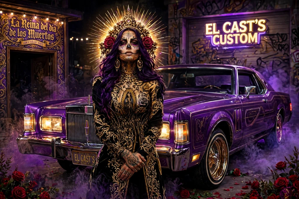 el_casts_custom_la Reina del dia de los muertos