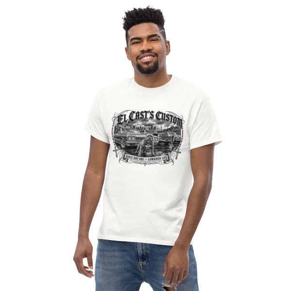 unisex-classic-tee-white-front-2-6a598b08ded4a.jpg T-shirt El Cast’s Custom – Since Day One, Lowrider Life