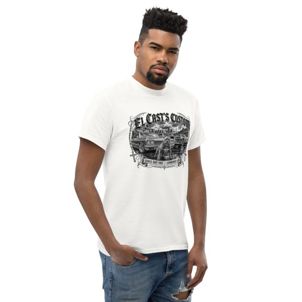 unisex-classic-tee-white-right-front-6a598b08de86e.jpg T-shirt El Cast’s Custom – Since Day One, Lowrider Life