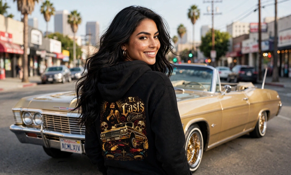 Hoodie_Golden_Impala_64_El_Cast_Custom_Lowrider_StreetWear